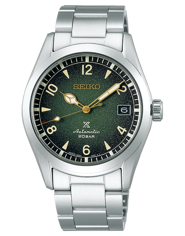 Seiko - GENTS PROSPEX ALPINIST GREEN DIAL METAL BAND  - SPB155J - 781944