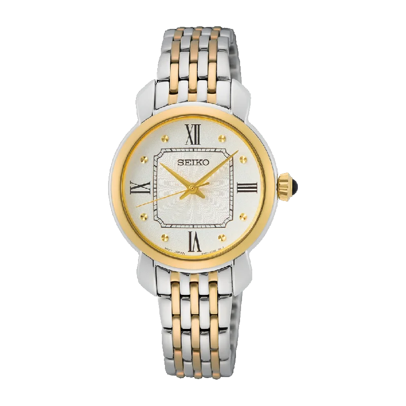 Seiko Conceptual Series Two-Tone Classic Dial Ladies Watch SUR498P