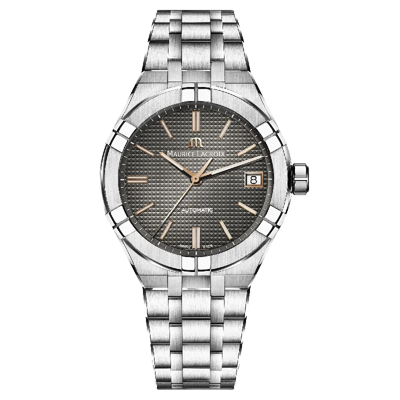 Maurice Lacroix Men's Grey Aikon Automatic Watch AI6007-SS002-331-1