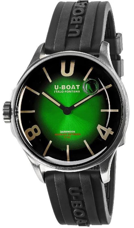 U-Boat Men's Watch Darkmoon 40 Green Soleil Steel 9502