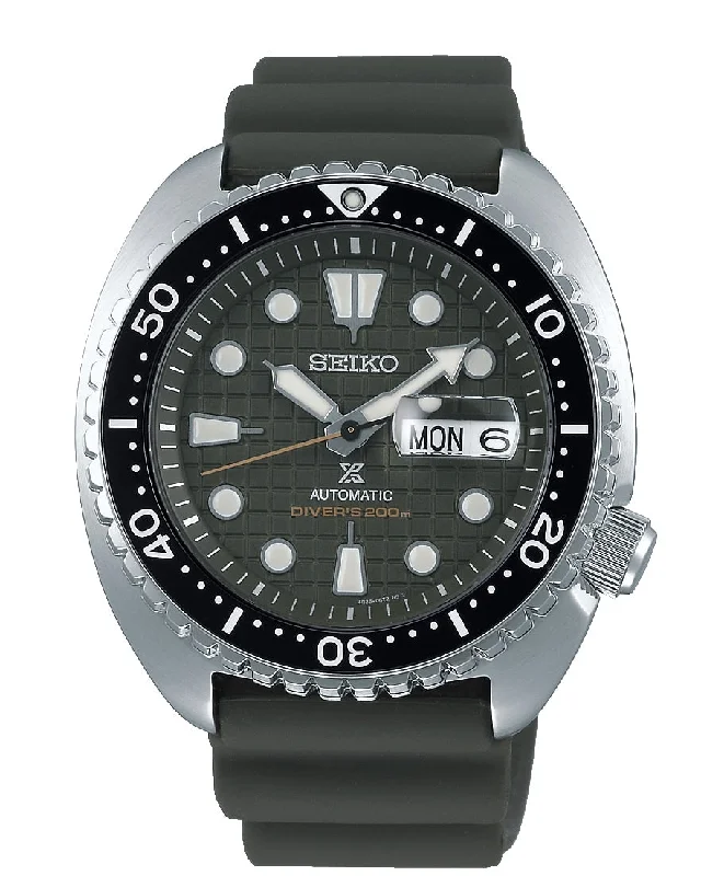 Seiko Prospex Turtle Green Dial Men's Dive Watch SRPE05K