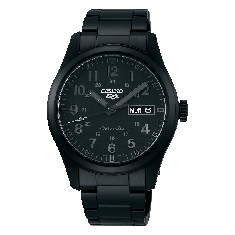 Seiko Stealth Black Sports Watch SRPJ09