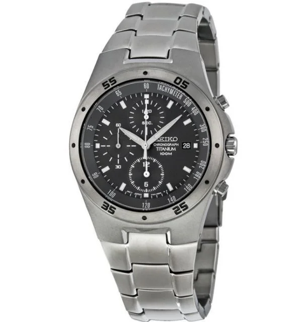 Seiko Titanium Chronograph Snd419 Snd419P1 Snd419P Mens Watch