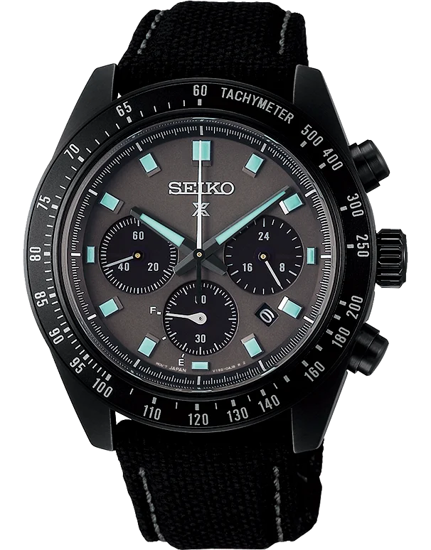 Seiko - Prospex Black Series Night Vision Speedtimer Watch - SSC923P - 788330