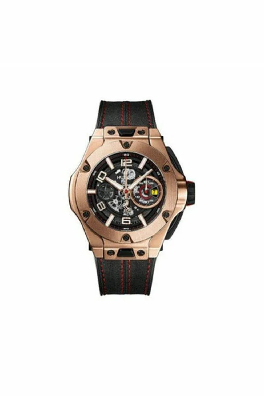 hublot big bang unico ferrari limited edition of 500 pieces 18kt rose gold 45mm men's watch