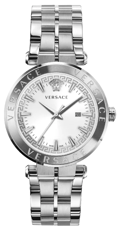 Versace Men's Watch Aion 44mm White Silver VE2F00321