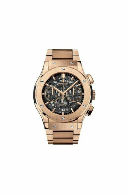 hublot classic fusion aerofusion chronograph 45mm 18kt rose gold mens watch