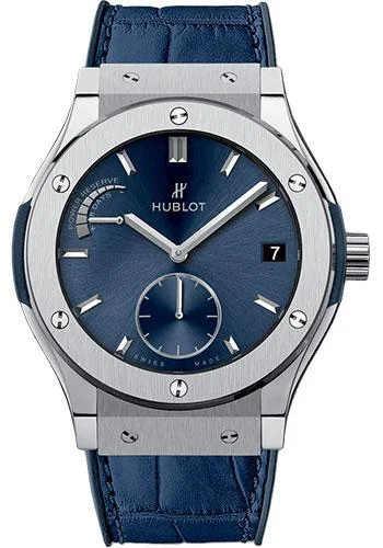 Hublot Classic Fusion Power Reserve Titanium Blue Watch-516.NX.7170.LR