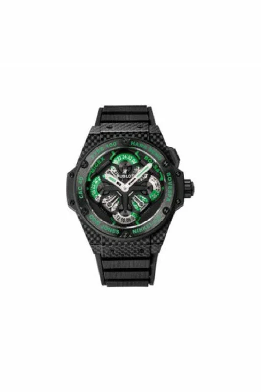 hublot king power black carbon fiber 48mm men's watch