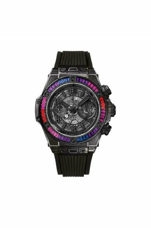 hublot big bang unico all black sapphire galaxy limited edition of 50 45mm men's watch